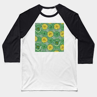 green and yellow Baseball T-Shirt